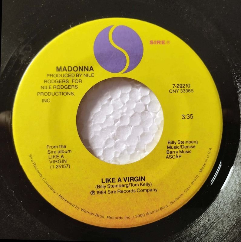 Vinilo de Madonna - Like a Virgin y Stay - imagen 3
