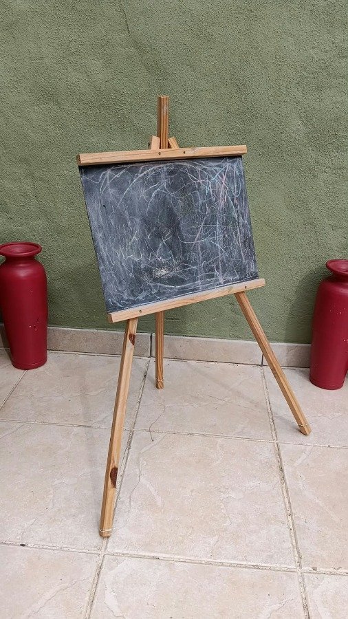 Pizarra Infantil de Madera con Trípode