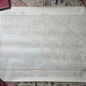 Lote siguiente: Mapa Topográfico Arazatí - Nueva Helvecia, Instituto Geográfico Militar Uruguay