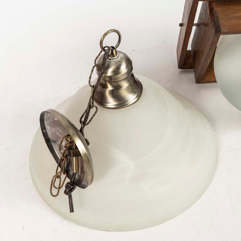 Colgantes de vidrio y metal para decoración - imagen 2