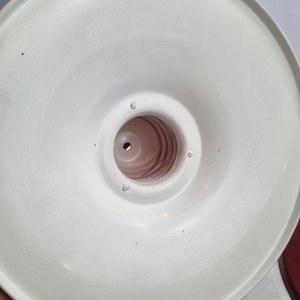 Set de 2 Pantallas de Lámpara Industriales Tipo Galponero Rojas - imagen 4