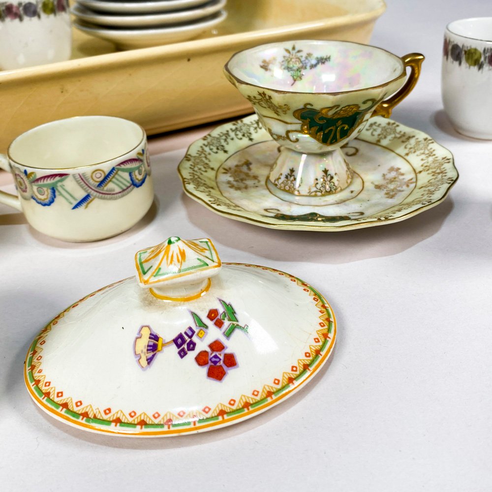 Loza variada de porcelana y cerámica para decoración - imagen 5