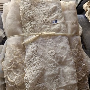 Lote siguiente: Lote de Telas de Encaje Blancas para Manualidades o Decoración