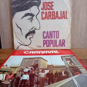 Lote siguiente: 189) Dos Discos LP ( Carnaval ) Recopilación de Canto Popular. José Carbajal el Sabalero  ( Canto Popular) Industria Uruguaya