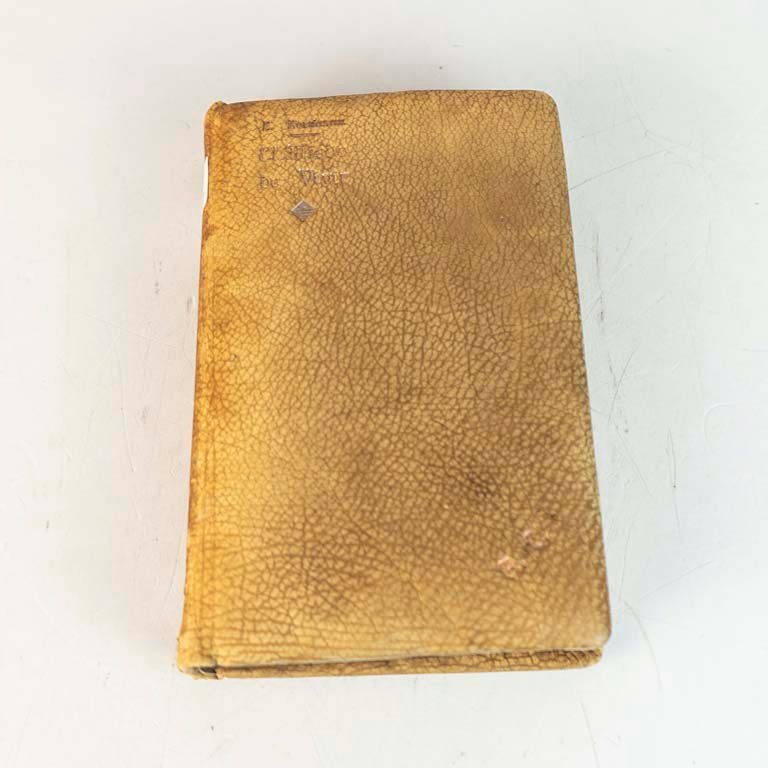 Libro "El Miedo de Vivir" de E. Bordeaux, Tapa Dura de Cuero