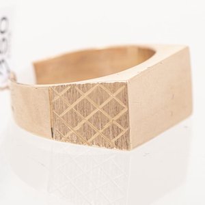 Anillo Sello Oro 18k Macizo 7.80g - imagen 2