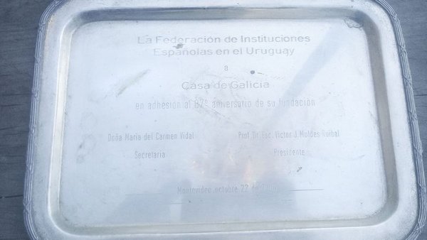 Bandeja conmemorativa de Casa de Galicia - imagen 2