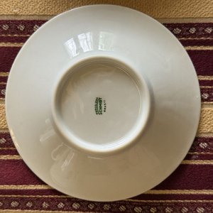 Juego de Tazas y Platos de Porcelana Brasileña con Flores Rosadas y Doradas - imagen 8