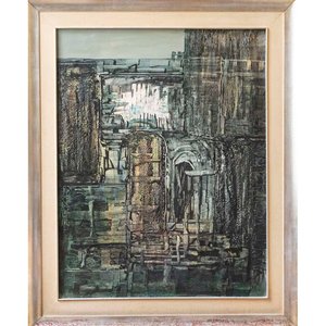 Lote siguiente: Pintura "Ciudad" de Schuster en Acrílico, 90 x 70 cm