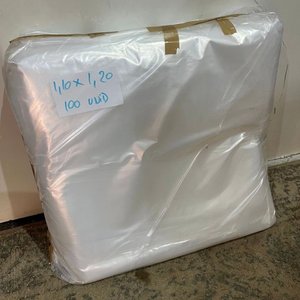 Paquete de Bolsas Plásticas Transparentes 110x120 cm (100 Unidades) - imagen 3