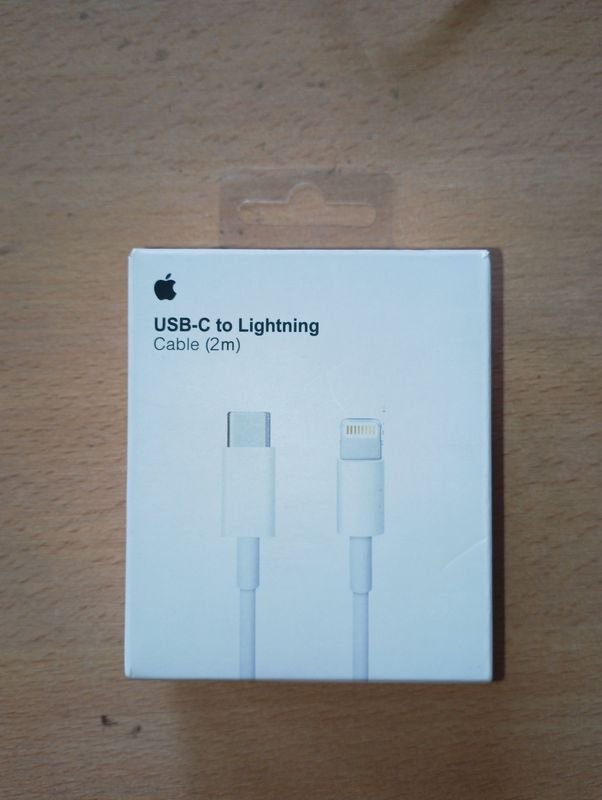 Cable original para iPhone USB a Lightning de 2 metros