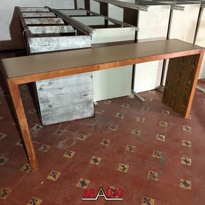 Mesa Rectangular Larga para Restaurar - imagen 1