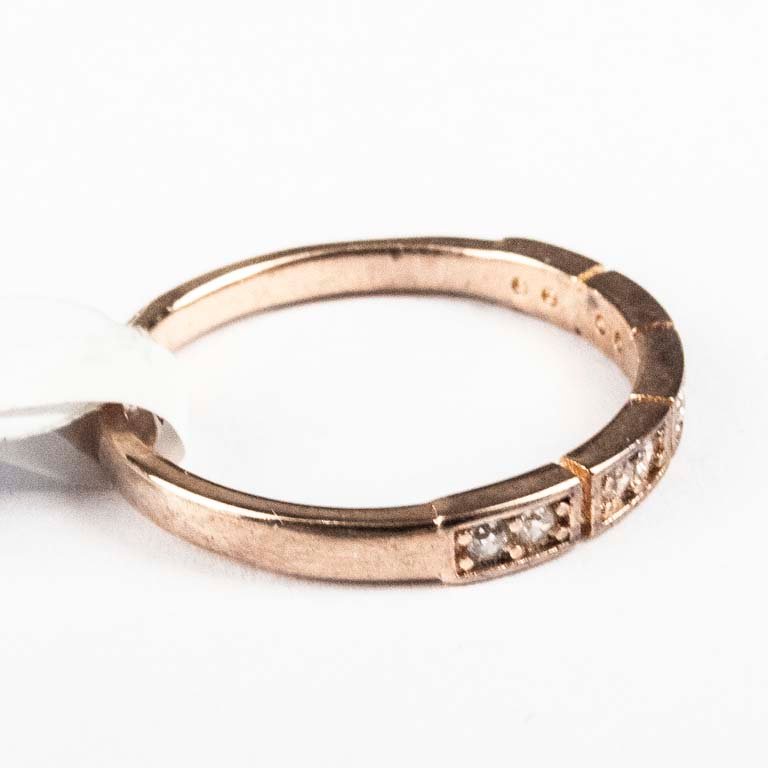 Anillo de plata con baño en piedras - imagen 2