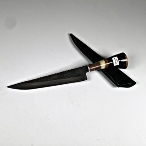 Cuchillo hoja de acero 22 cm, cabo y vaina - imagen 2
