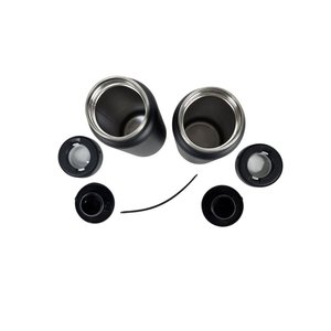 Set de 2 Botellas Térmicas Quechua Boca Ancha 25oz (739mL) Negras - imagen 3