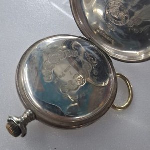 Reloj de Bolsillo Longines de Plata Antigua - imagen 6