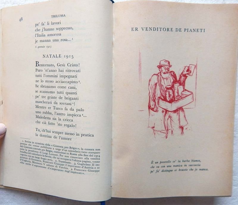 Libro de poesía Le Poesie de Trilussa, primera edición de 1951 - imagen 5