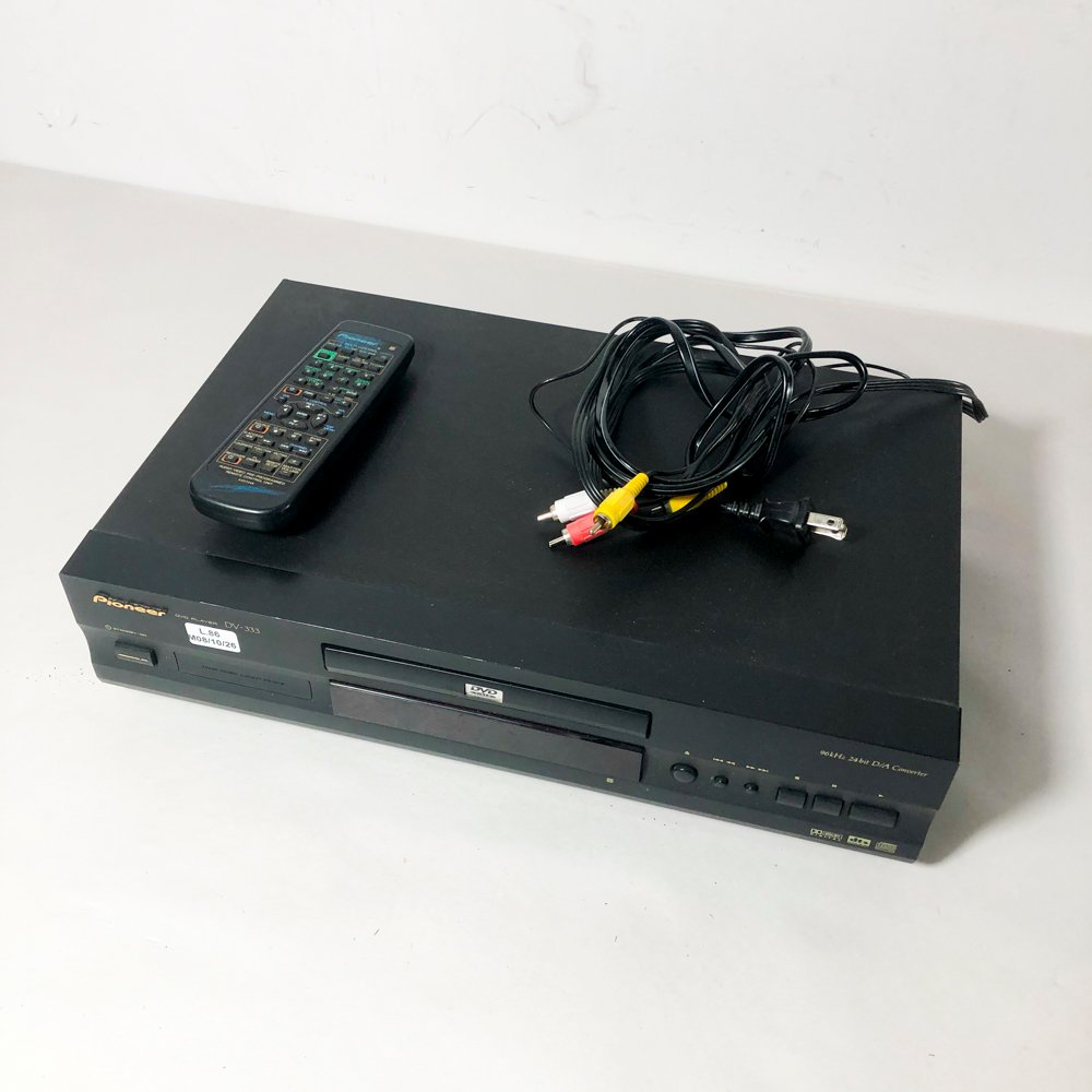 Reproductor de DVD Pioneer DV-333 con control remoto