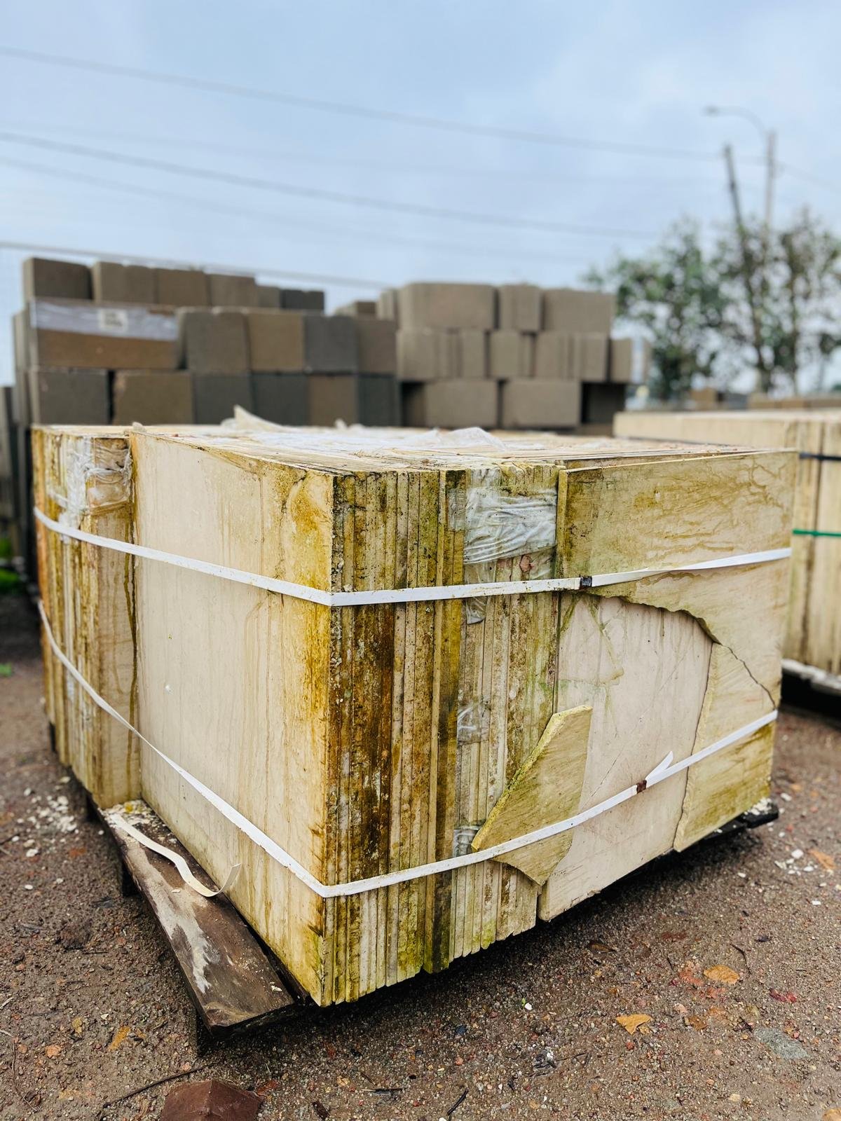 Lote de 49 m² de Piedra Arenisca para Revestimiento