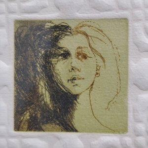Serigrafía de Capozzoli Firmada con Marco Dorado - imagen 4