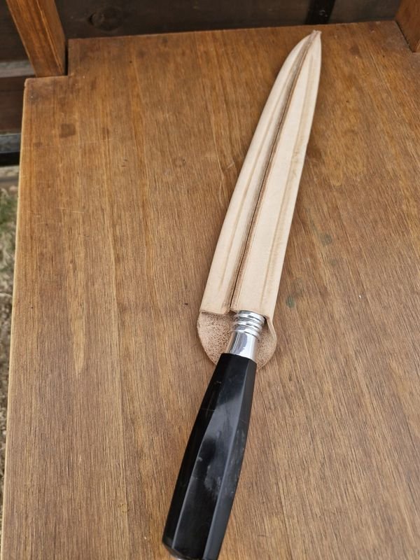 Cuchillo de Hoja de Acero Carbono de 28 cm - imagen 7