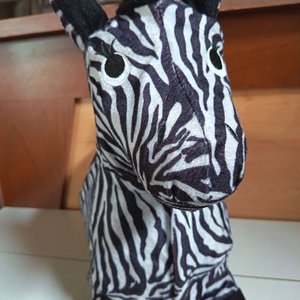 Burrito de Goma con Funda de Cebra para Niños - imagen 2