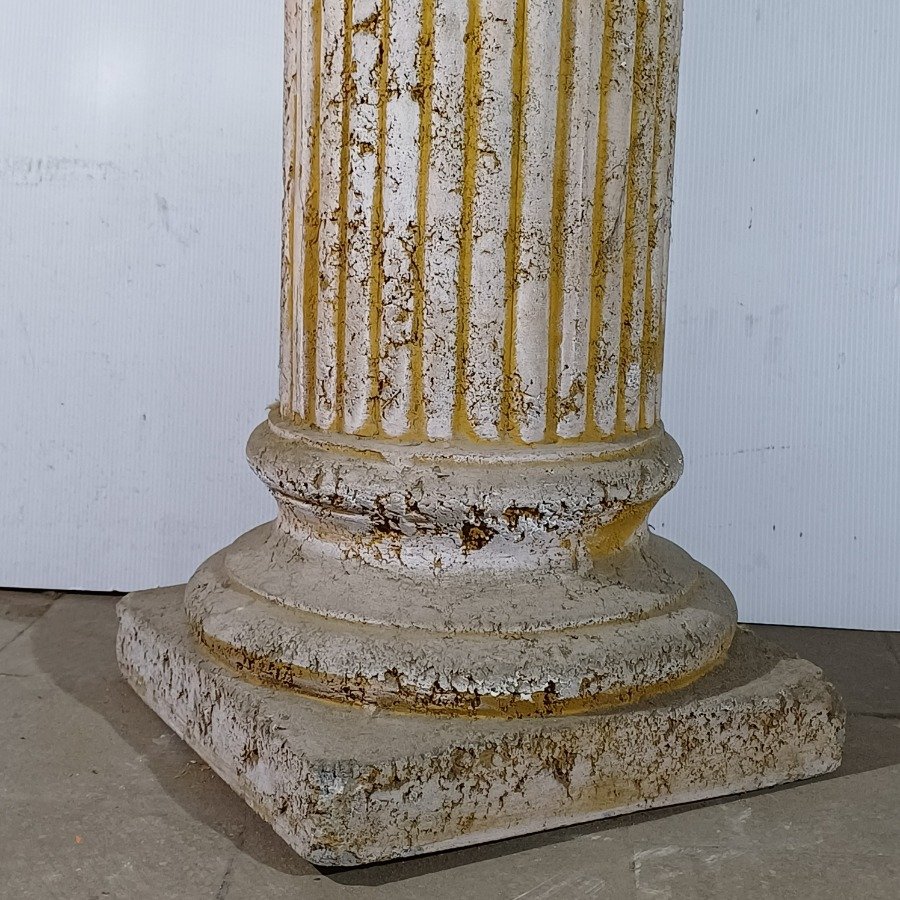 Columna griega de pedestal en concreto - imagen 5