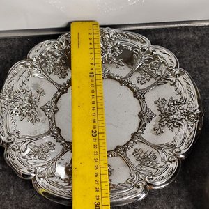 Jarra y Plato Decorativo "Superior Silver Co." - imagen 7