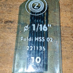 Set de 10 Mechas para Metal Poldi HSS 02 1/16" - imagen 3