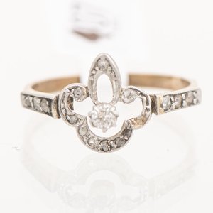 Anillo de Oro 18k con Brillantes y Diamantes - imagen 1