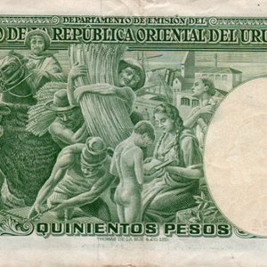 Billete de 500 pesos uruguayos, Serie C, 1939 - imagen 3
