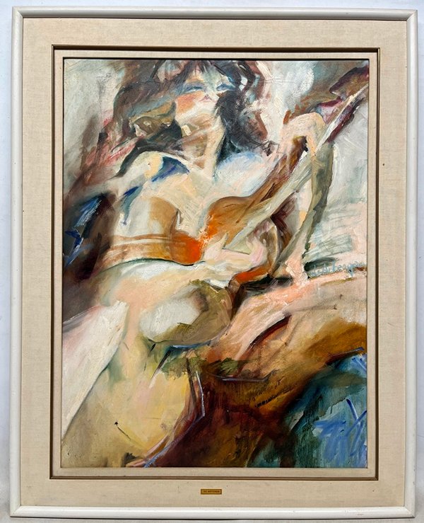 Lote anterior: Pintura de De Arteaga - Figura femenina en oleo sobre tela