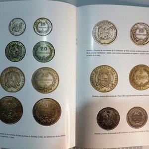 Libro "Barriga Caso - Beisso: Últimas Acuñaciones del Siglo XIX" con Monedas y Folleto del Banco Central del Uruguay - imagen 5
