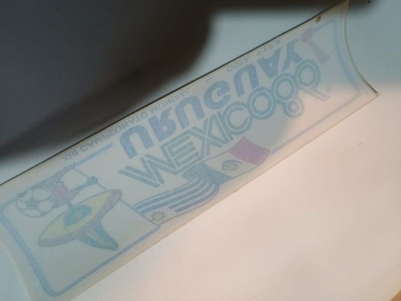 Pegatina para vidrio interno mundial México 86 - Accesorio de coleccion - imagen 2