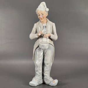 Lote anterior: Figura de Porcelana de Payaso con Tambor, Sellado
