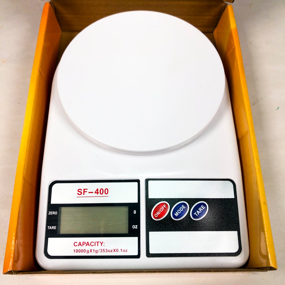 Balanza Electrónica de Cocina SF-400 con Capacidad de 10kg