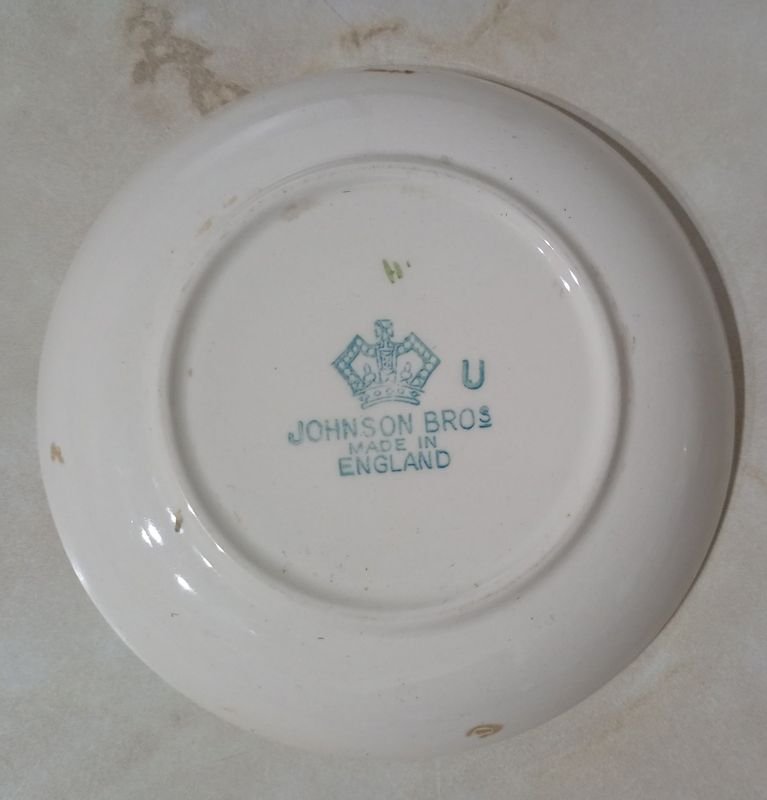 Platillo de Porcelana INGLESA Johnson Bros. Con escena de la campiña inglesa - imagen 3