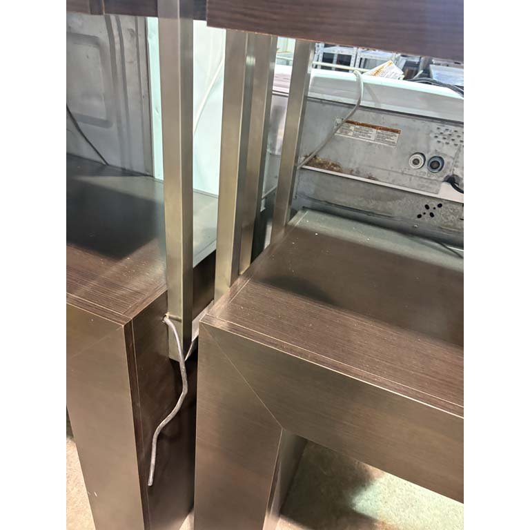 Mesa con estante y ruedas para hogar - imagen 2