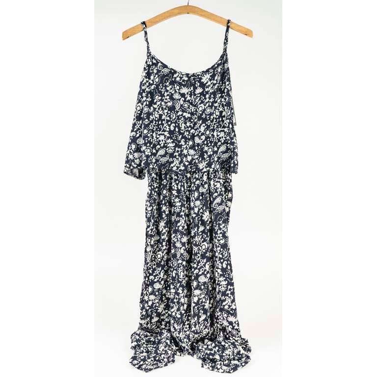 Enterito Estampado Lolita Azul y Blanco Talle USA 1