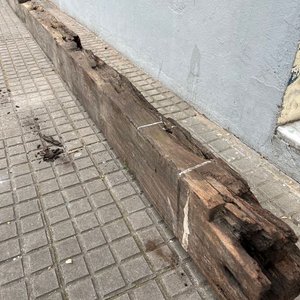 Viga de Madera Dura Antigua de 6.20 Metros - imagen 11