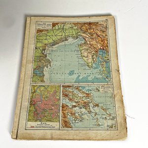 Cinta Métrica Antigua y Atlas "Kozen" de "Verlag Ed. Hölzel" - imagen 3