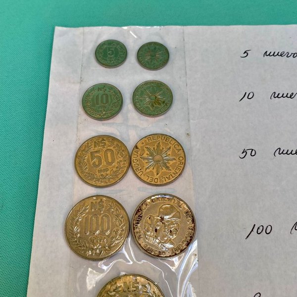 Colección de monedas de Uruguay del año 1989 - imagen 2
