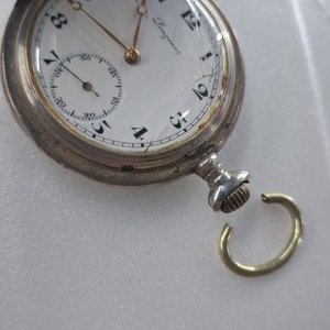 Reloj de Bolsillo Longines de Plata Antigua - imagen 2
