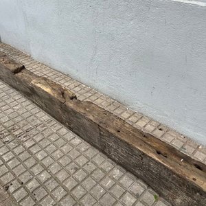 Viga de Madera Dura Antigua de 6.20 Metros - imagen 8