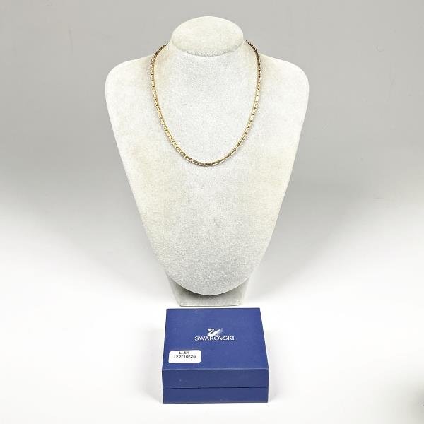 Cadena Swarovski con Cristales y Estuche Original