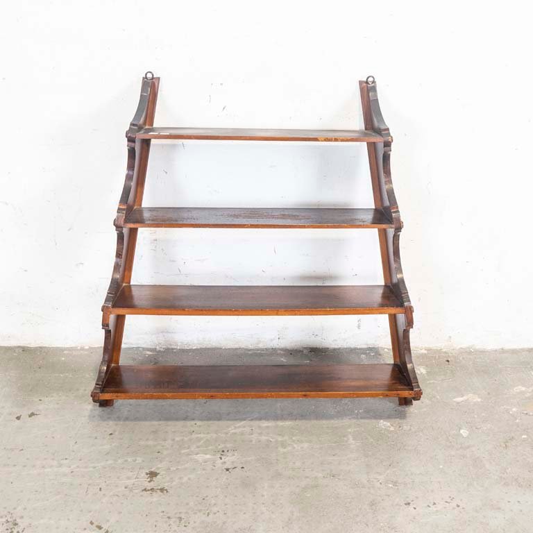 Repisa de madera con cuatro estantes - Medidas: 84 x 17 x 90cm - imagen 2