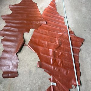 Lote de Cuero Natural Napa Color Caramelo - imagen 4