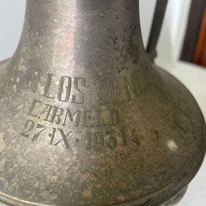 Ánfora de Plata "Lenk Austria" con Motivos Florales y Grabados Históricos - imagen 4