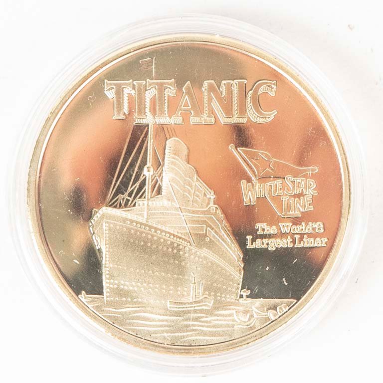 Medalla Conmemorativa del Titanic en Bronce