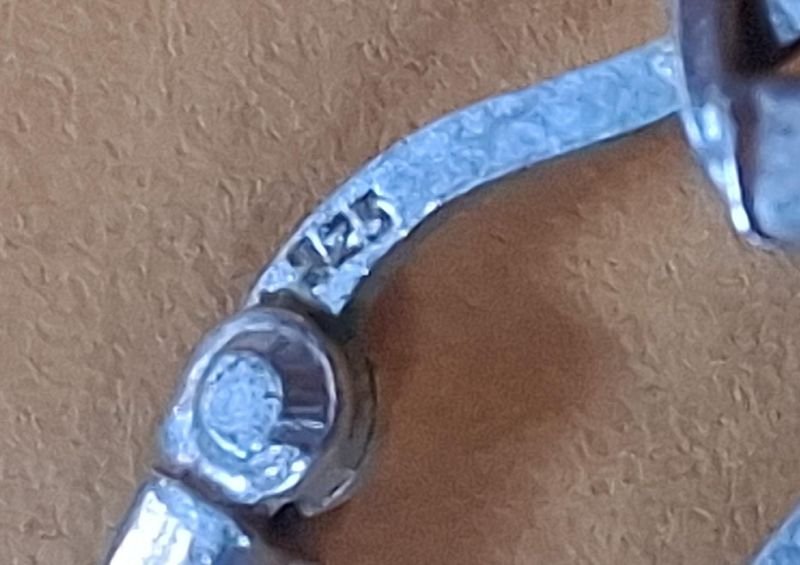 Anillos y caravanas de plata en excelente condición - imagen 2